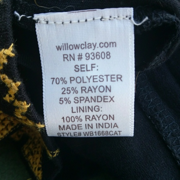 "D" willow + clay embroidered tribal print mini - Picture 4 of 4